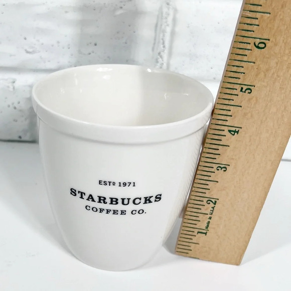 STARBUCKS COFFEE New Bone China Large White Ceramic Mug - Picture 3 of 5